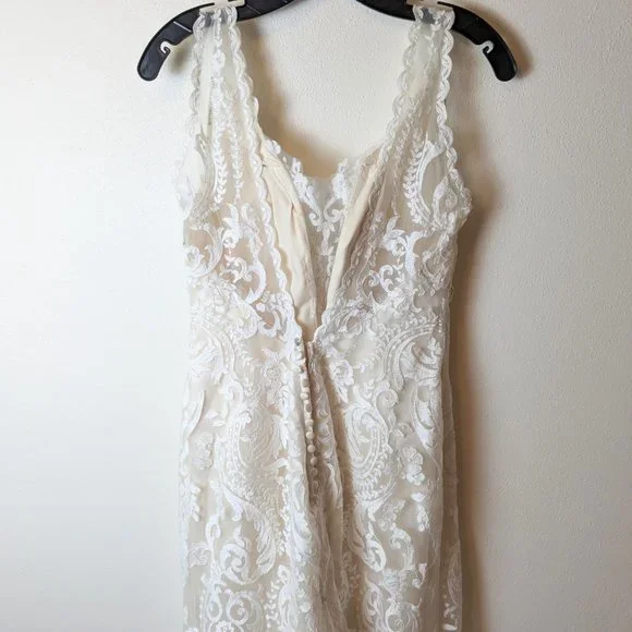 Sottero and Midgley Winifred Bridal Gown Size 10 ALTERED - Picture 7 of 16